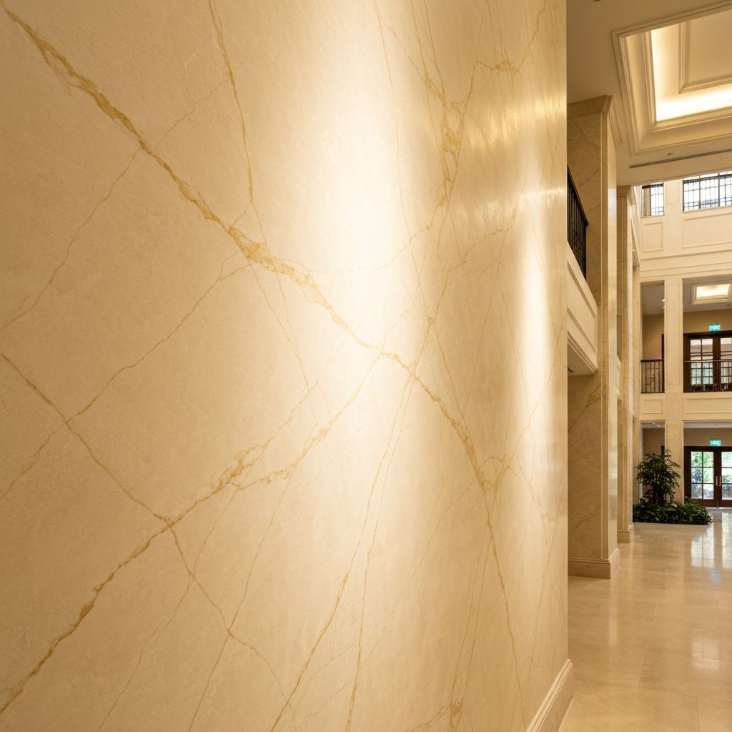 Venetian Plaster Foyer